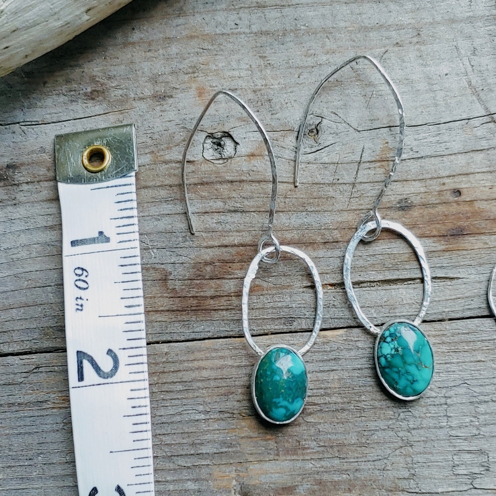 🛑SOLD🛑Artisan Turquoise & Solid Sterling Silver - Issabeau Jewelry - Picture 6 of 9